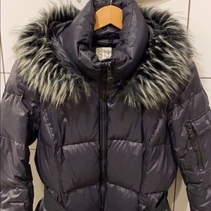 S13 down belted coat